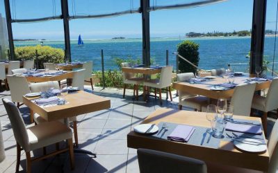 Enjoy gourmet meals at Arnica Waterfront Restaurant